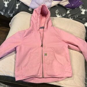 Carhartt girls light pink jacket. Size 7/8.
